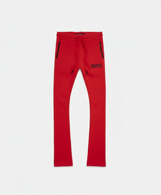 Jordan Craig | SYIP Tonal Stacked Sweatpants (red/black)