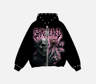 Shattered Hearts | pink rose