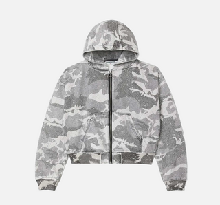 Vale Forever | Winter Crystal Camo Work Jacket Grey