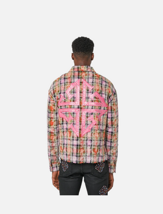 Guapi | Blush Pink Rhinestone Flannel