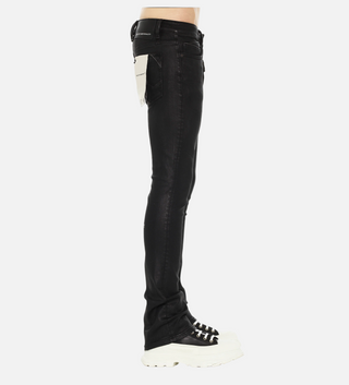 Cult Of Individuality |  Lenny Bootcut 603 Jeans in Black Coated