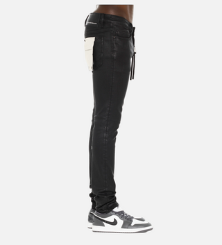 Cult Of Individuality |  Punk Super Skinny 601 Jeans in Black Coated