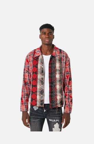 Guapi | Blood Red Patch Flannel