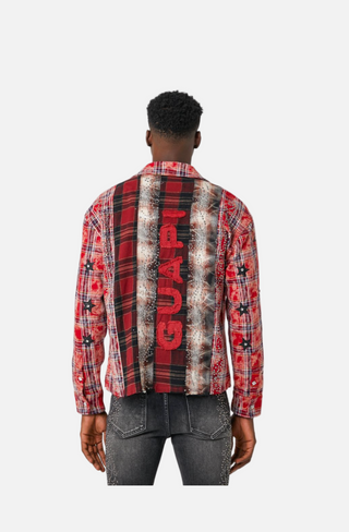 Guapi | Blood Red Patch Flannel