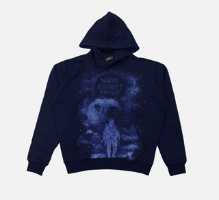 Mr.Wave | Pursuit CUT AND SEW (ALL Navy) Hoodie
