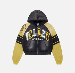 Vale Forever | lethal zip up hoodie Black