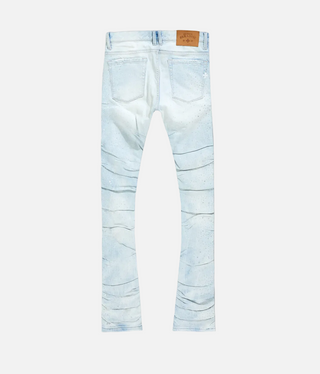 See You In Paradise | Super Skinny Stacked Brilliance Denim (Sky Blue)