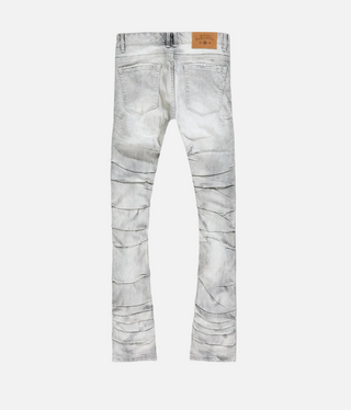 See You In Paradise | Super Skinny Stacked Brilliance Denim (Cement Wash)
