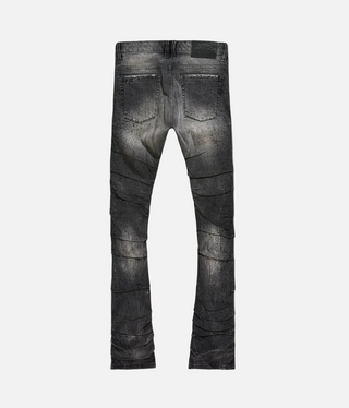 See You In Paradise | Super Skinny Stacked Brilliance Denim (Black Shadow)