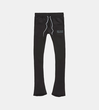 See You in Paradise | SYIP Stacked Sweatpants (Black)