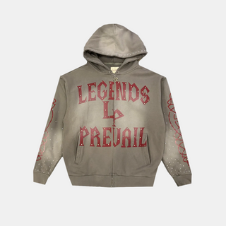 Prevail | Studded Hoodie (grey)