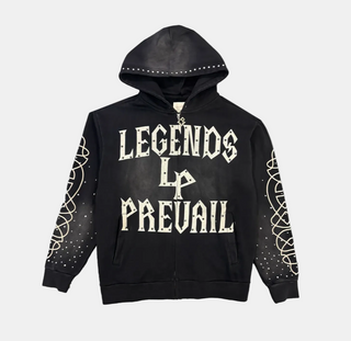 Prevail | Studded Hoodie (Black)