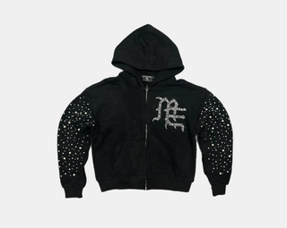 Mixed Emotion | Black ‘Pearl’ hoodie