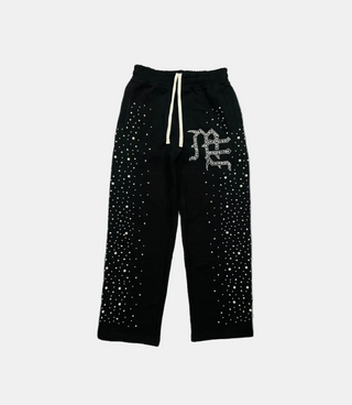 Mixed Emotion | Black ‘Pearl’ sweatpants