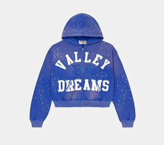 Vale Forever | Classico Zip Up Hoodie 'Sapphire'