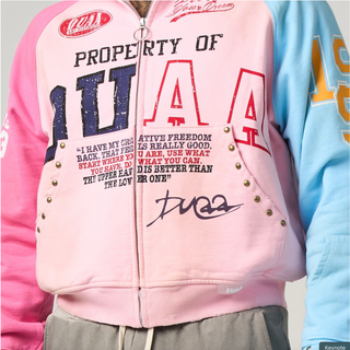 DUAA | OCEAN HOODIE (BABY PINK)