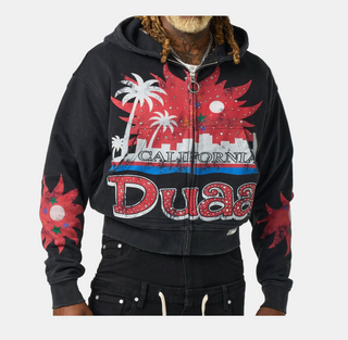 DUAA | DREAMS BLACK HOODIE