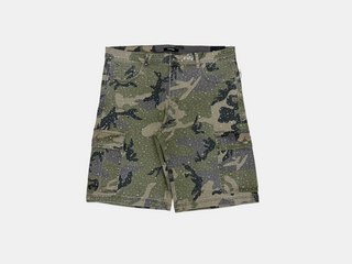 Kindred | Green Camo Baggy Jean Shorts