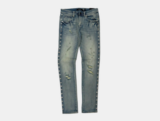 Kindred | Skull-Studded Jeans (Blue)