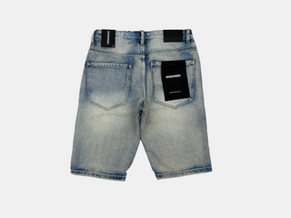 Kindred | Skull-Studded Jean Shorts (Blue)