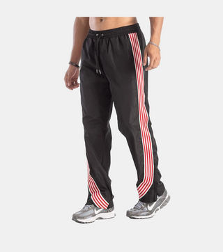 Kindred | NYLON STRIPED PANTS (Red/Black)