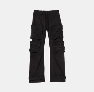 Cult Of Indiviiduality | Baggy Cargo 610 Jeans in Black Nylon
