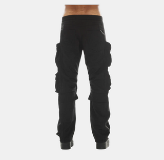 Cult Of Indiviiduality | Baggy Cargo 610 Jeans in Black Nylon