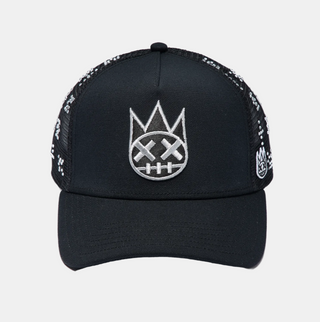 Cult Of Individuality | Repeat Pattern With Crystals Hat In Black