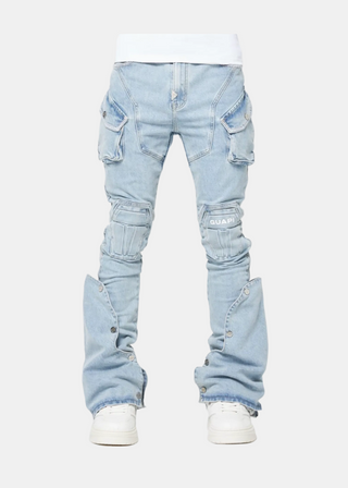 Guapi | Aqua Blue Coffin Arc Denim