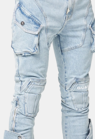 Guapi | Aqua Blue Coffin Arc Denim