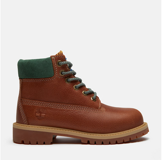 Timberland | Youth Premium 6-Inch Waterproof Boot (Rust Full-Grain)