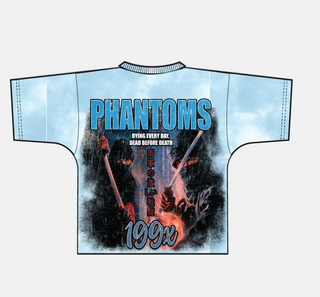 Majestik | GARMENT DYED DTG GRAPHIC TEE W RHINESTONE (Blue)