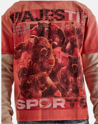 Majestik | Grit Up short-Sleeve Twofer Shirt