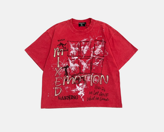 Mixed Emotions | Red “Crimson” Tee