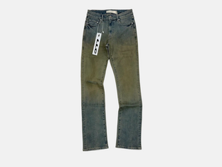 LLC Purple Brand | Skinny Boot Dirty Rip Jeans