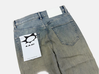 LLC Purple Brand | Skinny Boot Dirty Rip Jeans