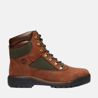 Timberland | Men's 6-Inch Waterproof Field Boot (Dark Brown Nubuck)
