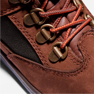 Timberland | Junior 6-Inch Field Boot (Dark Brown Nubuck)