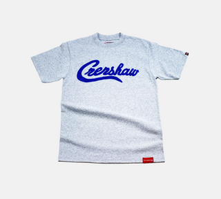 The Marathon Clothing | Limited Edition Crenshaw T-Shirt - Grey/Royal Blue