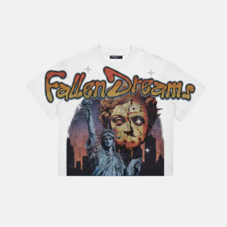 Roku Studio | FALLEN DREAMS BOXY TEE (White)