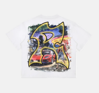 Roku Studio | PULL UP BOXY TEE (White)
