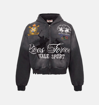 Vale Forever | Blackrock Zip Up Hoodie Black