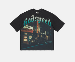 Godspeed | Tokyo Pit Stop T-Shirt "Black"
