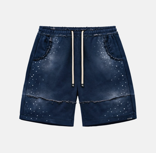 WKNDRIOT | BORN A STAR SHORTS BLUE