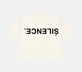 OnyxApparel | Red label SLNC Tee (Bone White)