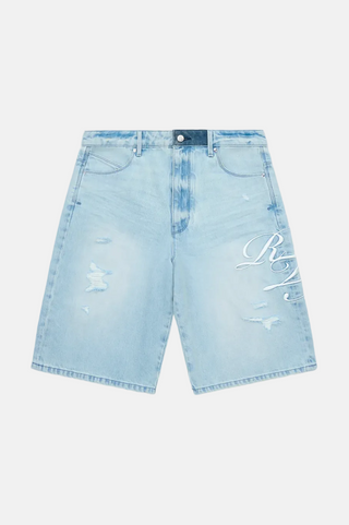 RTA | GUSTAVO DENIM SHORT | SOFT HORIZON CURSIVE