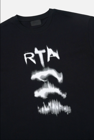 RTA | COLIN OVERSIZED SHORT SLEEVE TEE | BLACK ASCENDING RTA