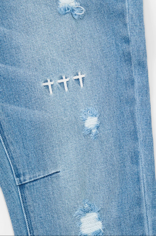RTA | BRYANT SKINNY JEAN | GLACIER BLUE CROSS TRIAD