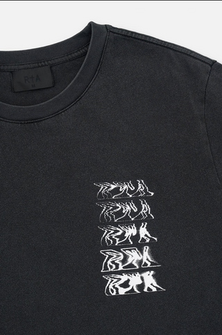 RTA | LIAM SHORT SLEEVE TEE | BLACK SMOKY RTA