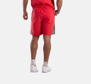 KINDRED | RHINESTONE NYLON SHORTS (RED)